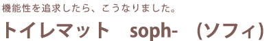機能を追求したら、こうなりました。